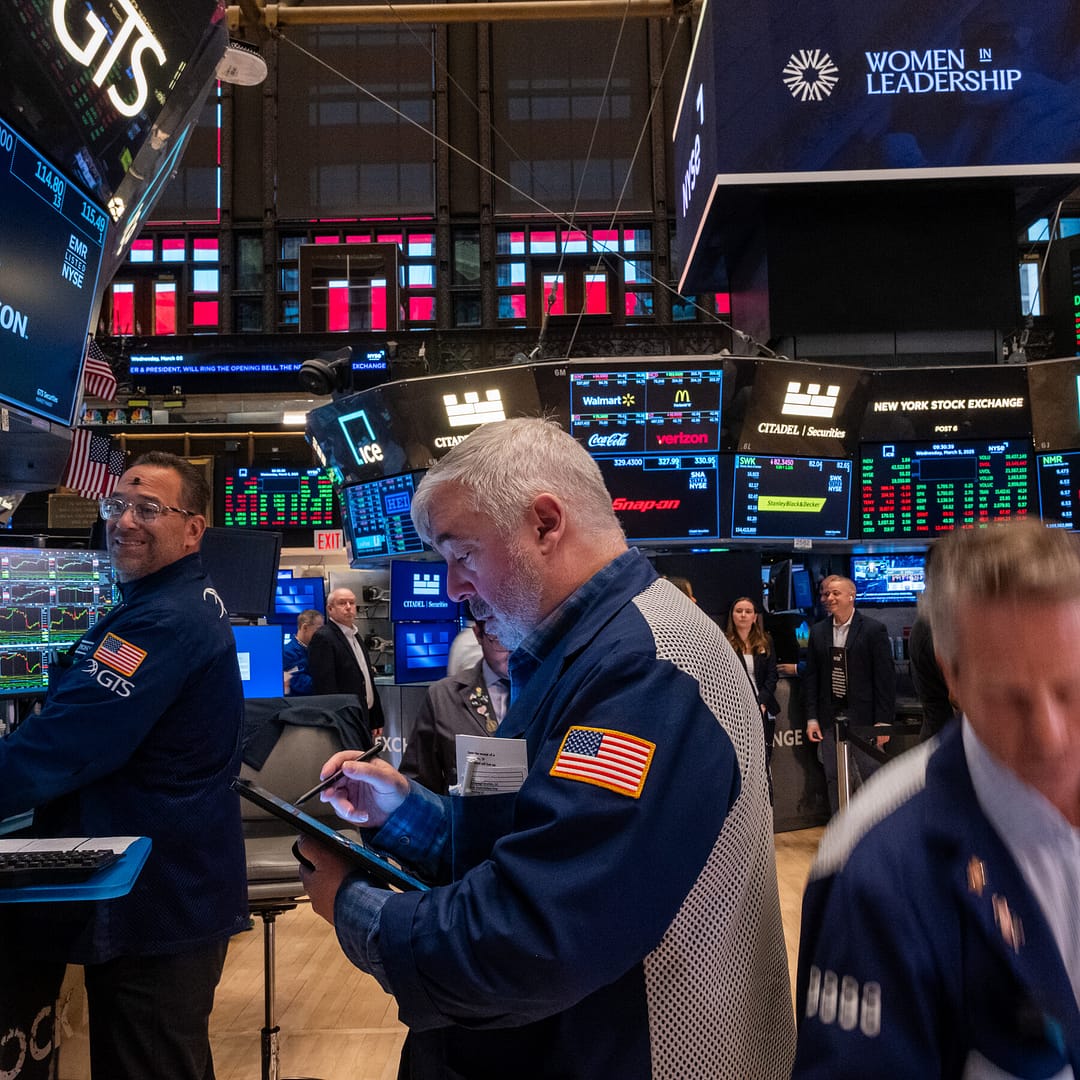 Stocks slide into correction as tariff anxiety persists.