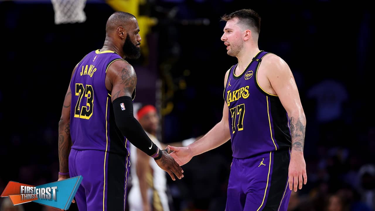 Would a championship mean more for Luka Doncic or LeBron James? | First Things First
