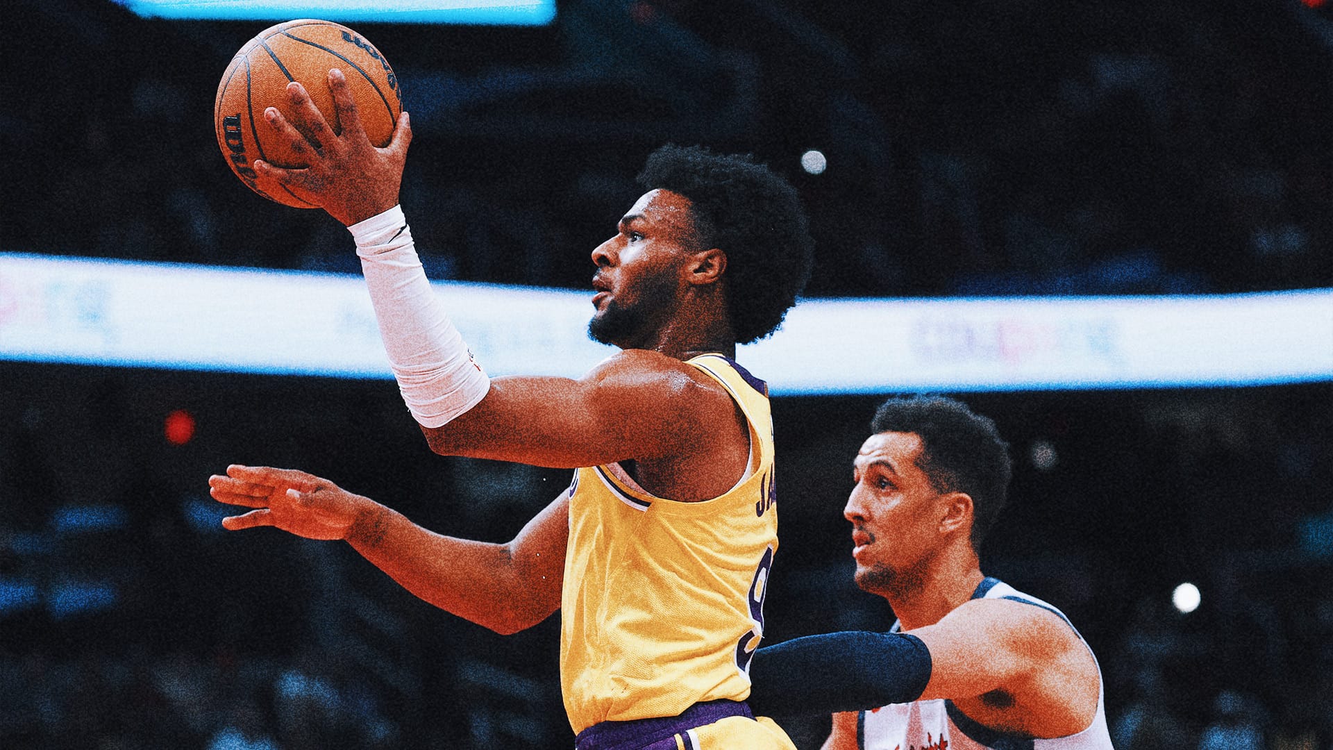 Bronny James gets standing ovation on the road as Lakers rout Wizards 134-96