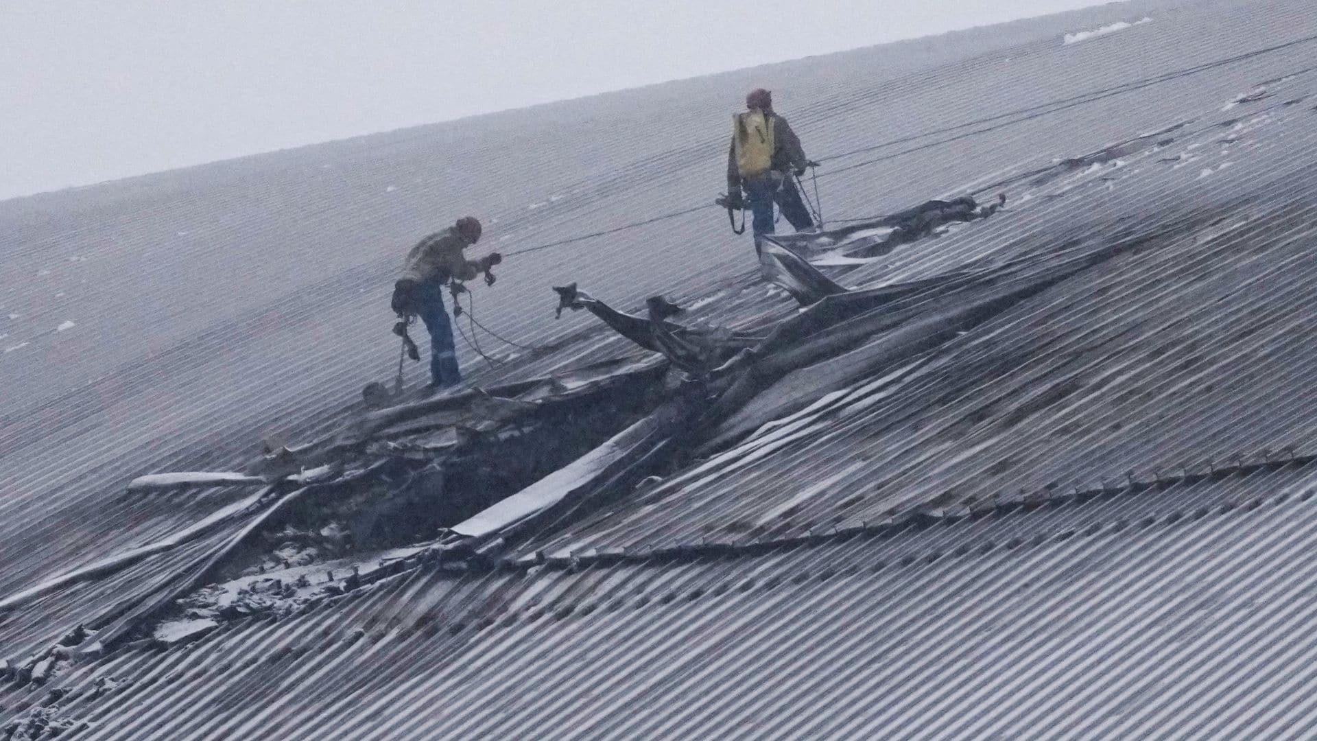 ‘Russian’ drone smashes hole in Chernobyl shield and starts fire