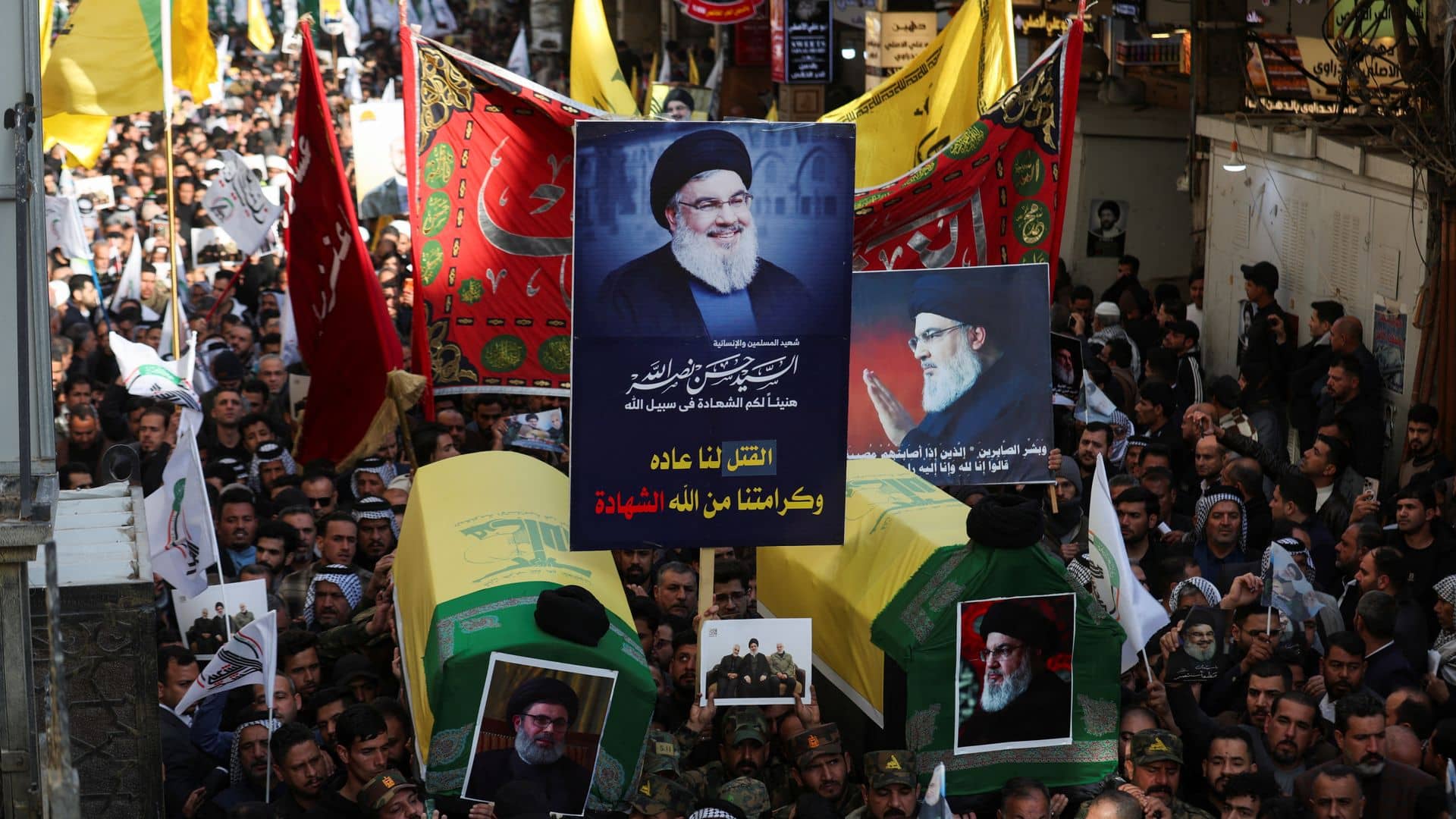 Supporters mourn charismatic leader – with Hezbollah left in crisis