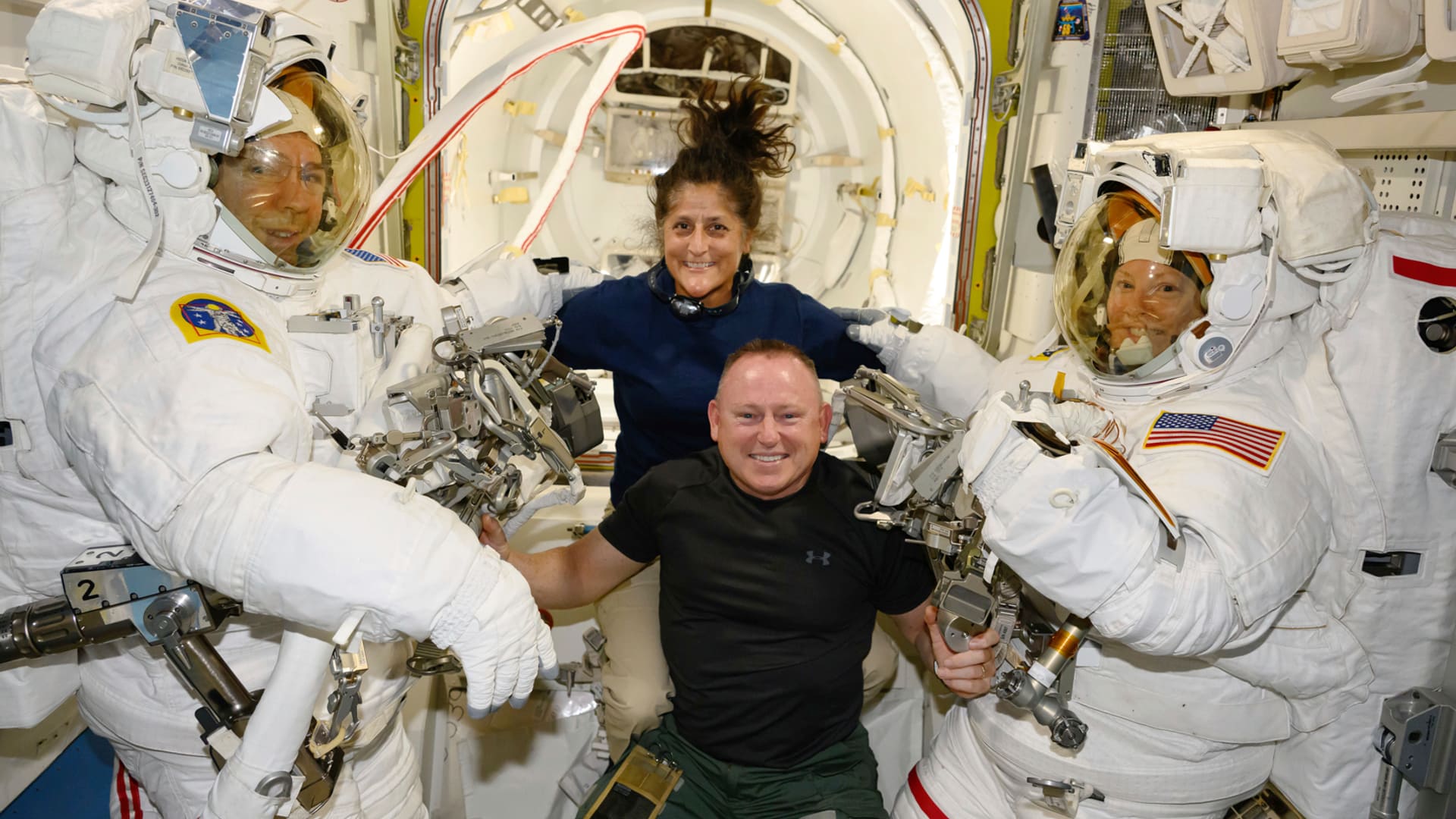 Stranded astronauts have just returned to a very different world