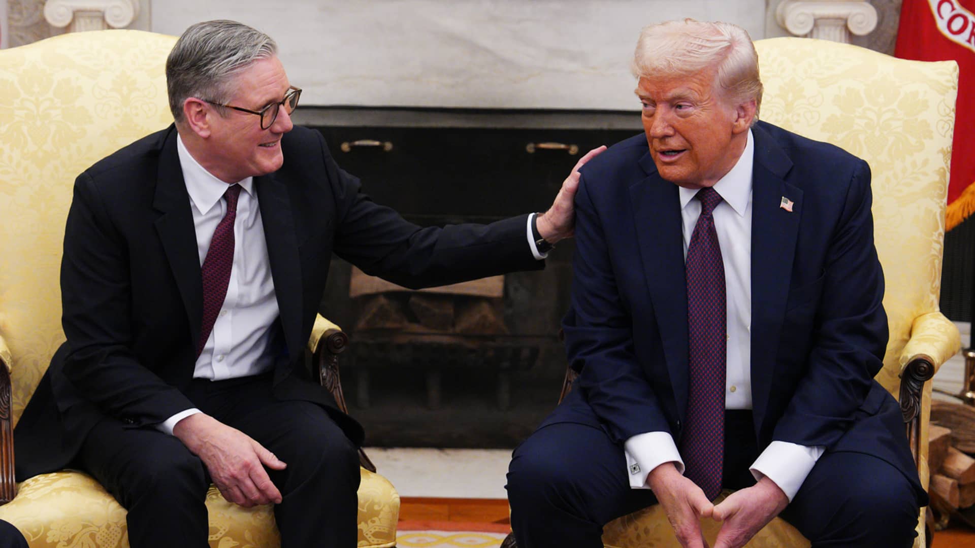 Starmer says US-UK trade talks ‘well advanced’ and rejects ‘knee-jerk’ response to Trump tariffs
