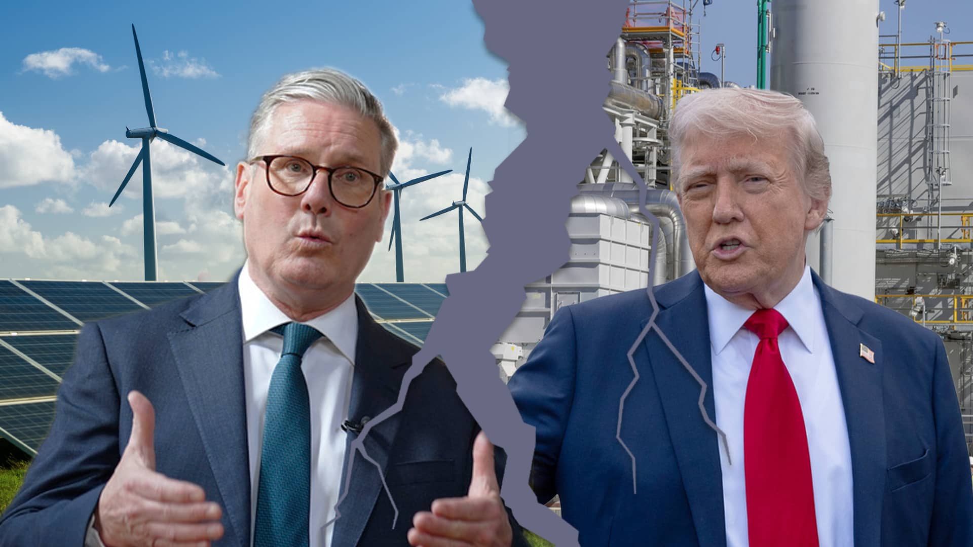 UK vision for clean energy to collide with Trump’s fossil fuel frenzy