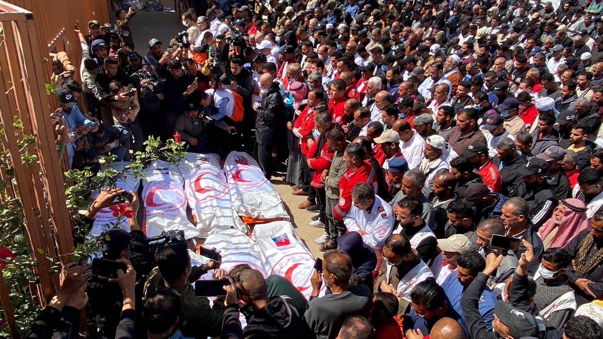Father demands protection after Gaza aid workers’ deaths