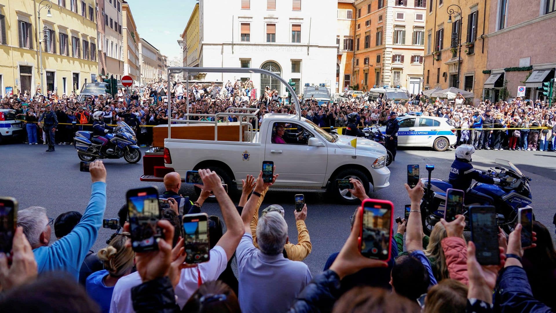 What Sky News correspondents witnessed at the Pope’s funeral