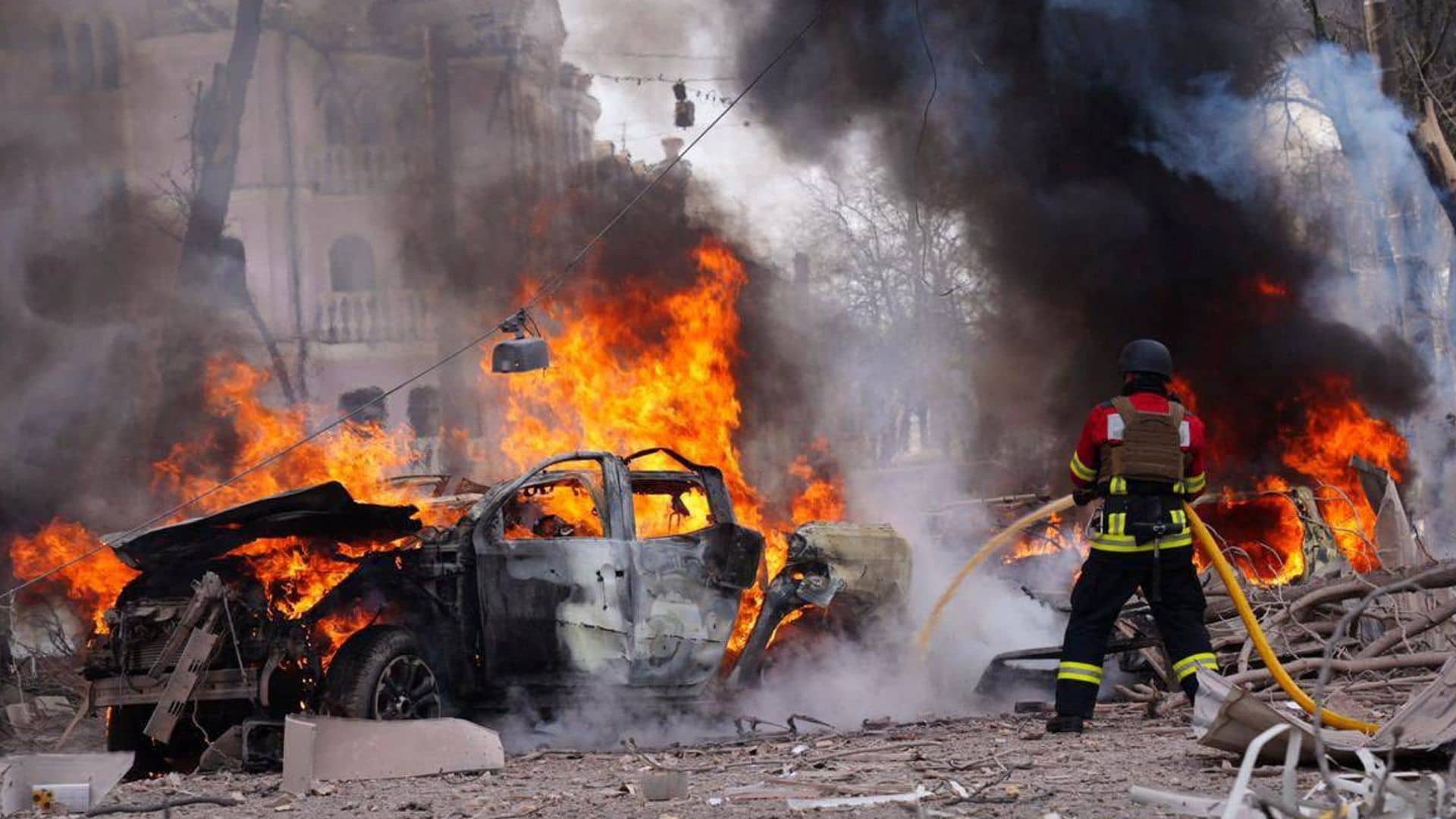Trump blames Zelenskyy for starting Ukraine war – a day after dozens killed in Russian missile strikes