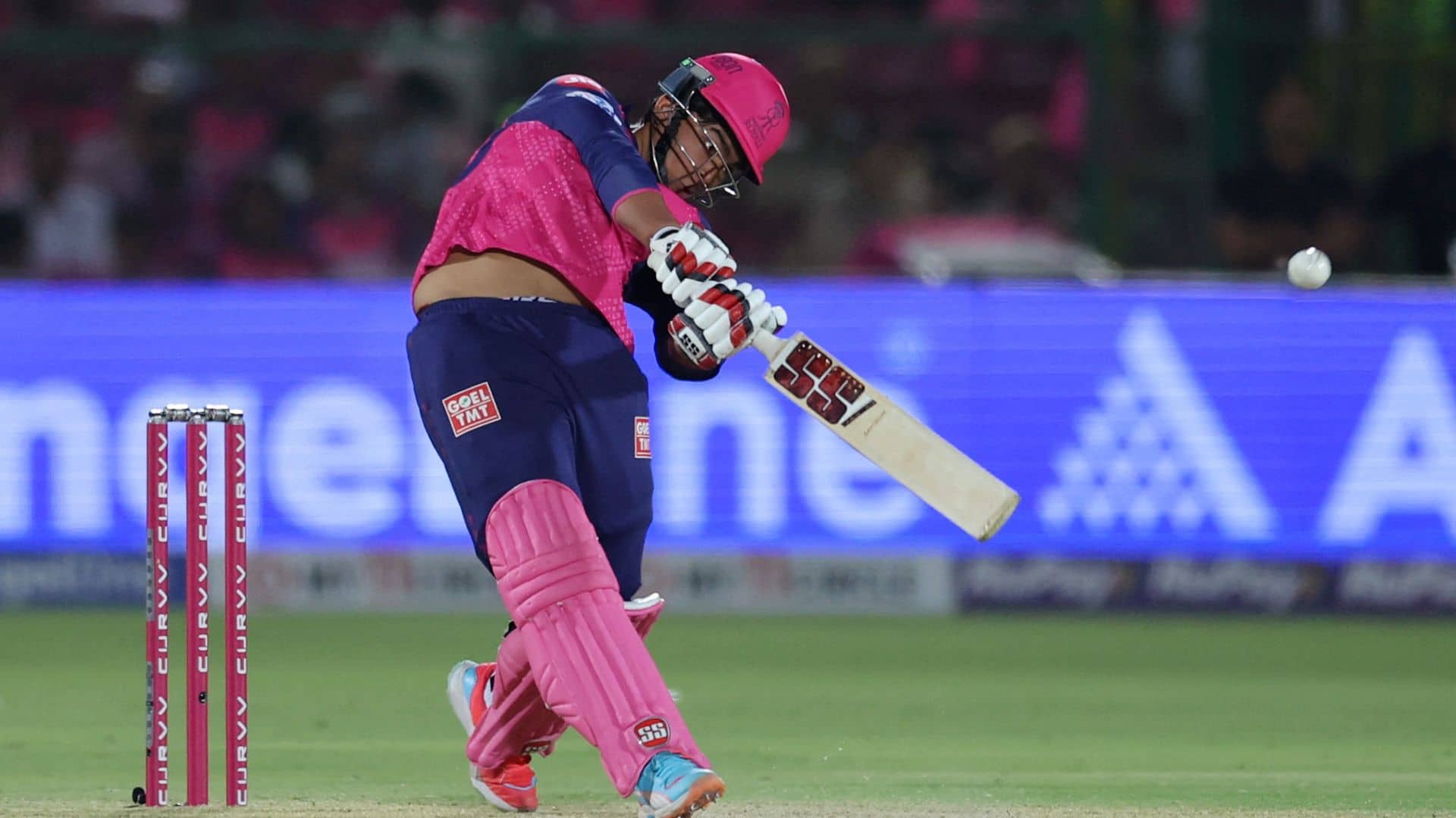 Boy, 14, makes history as youngest player in cricket’s Indian Premier League – hits six first ball