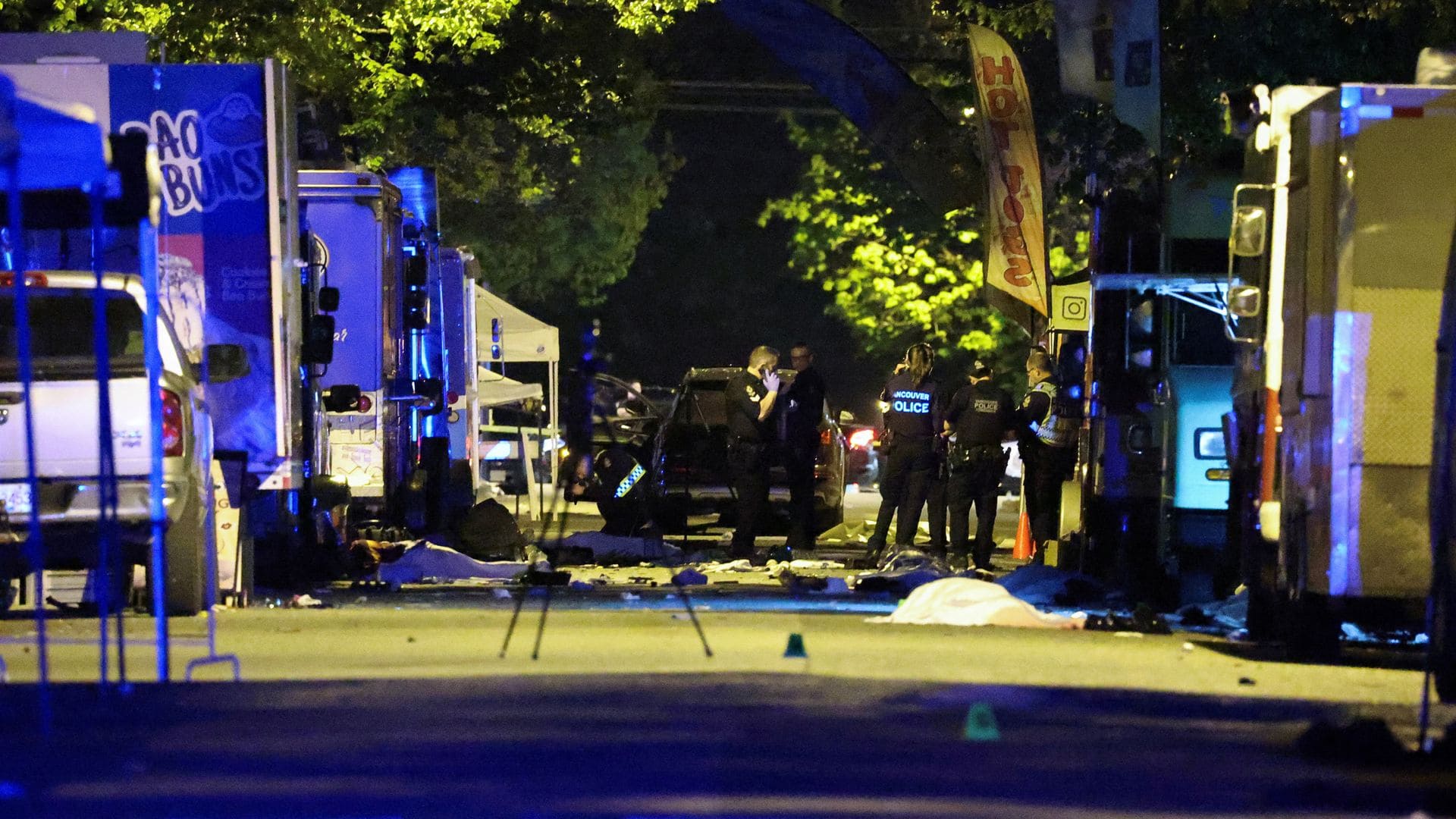 Nine dead after vehicle drives into crowd at street festival in Vancouver
