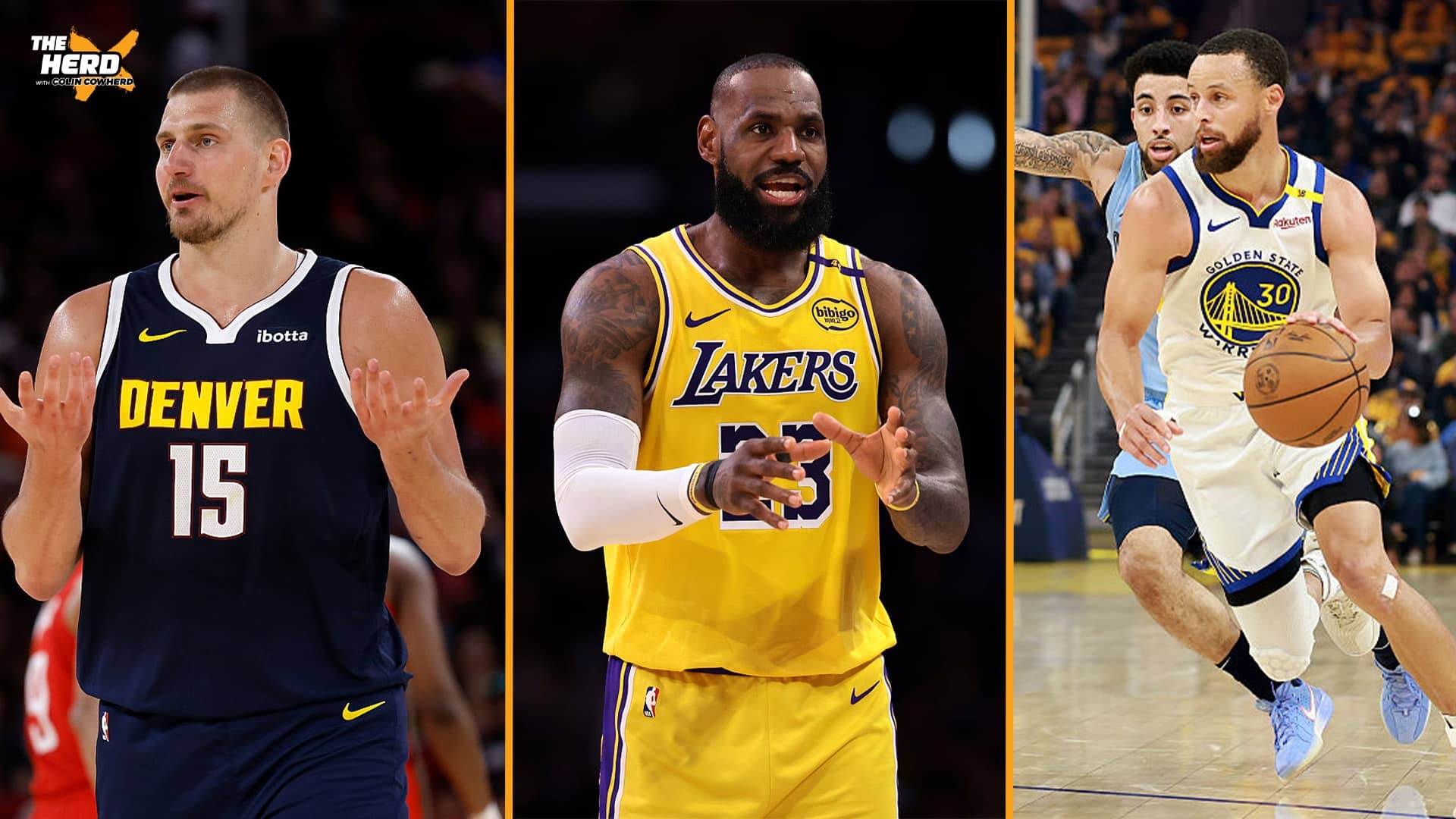 Nikola Jokic, LeBron, Steph Curry highlight Colin’s Top 10 players in NBA playoffs | The Herd