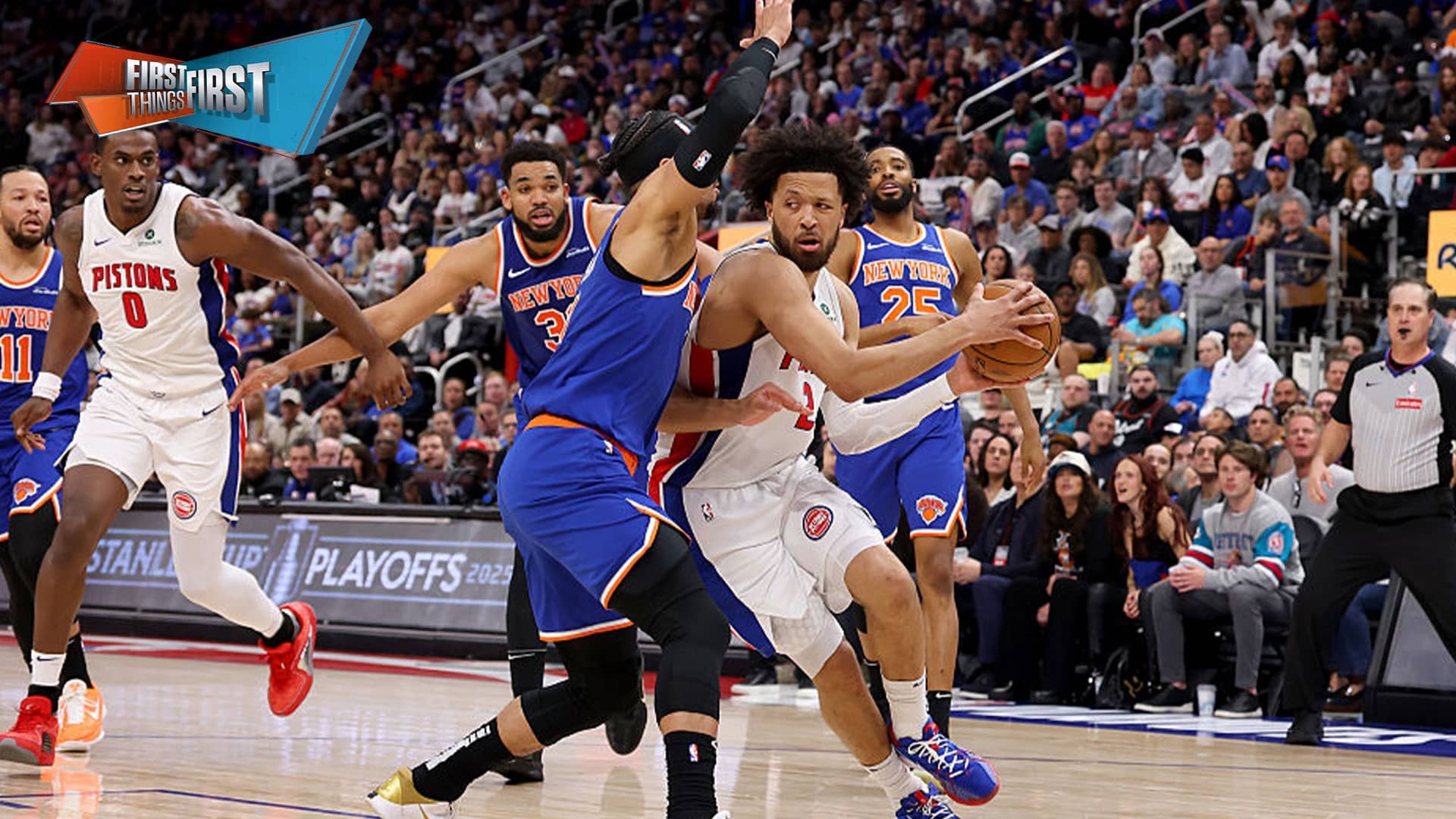 Did the Knicks deserve to beat the Pistons in Game 4? | First Things First