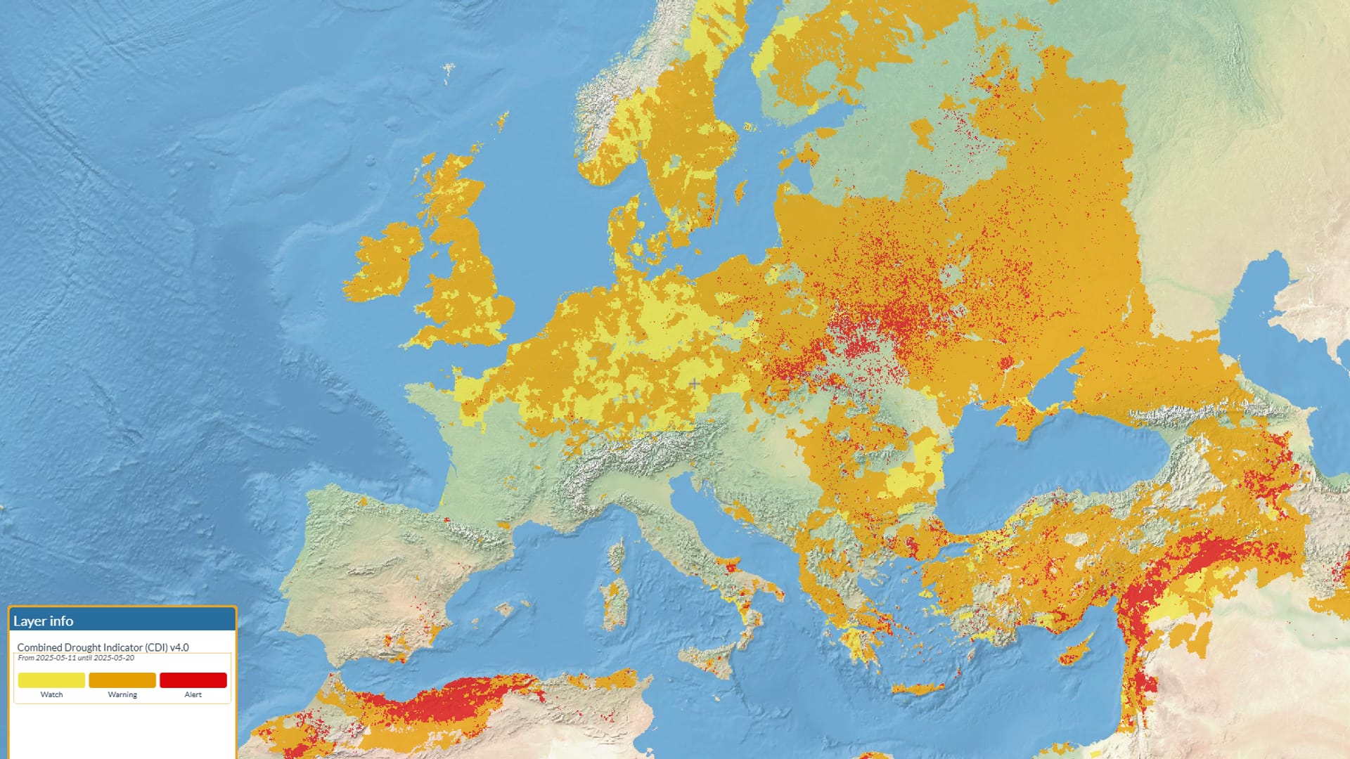 More than 40% of Europe slides into drought