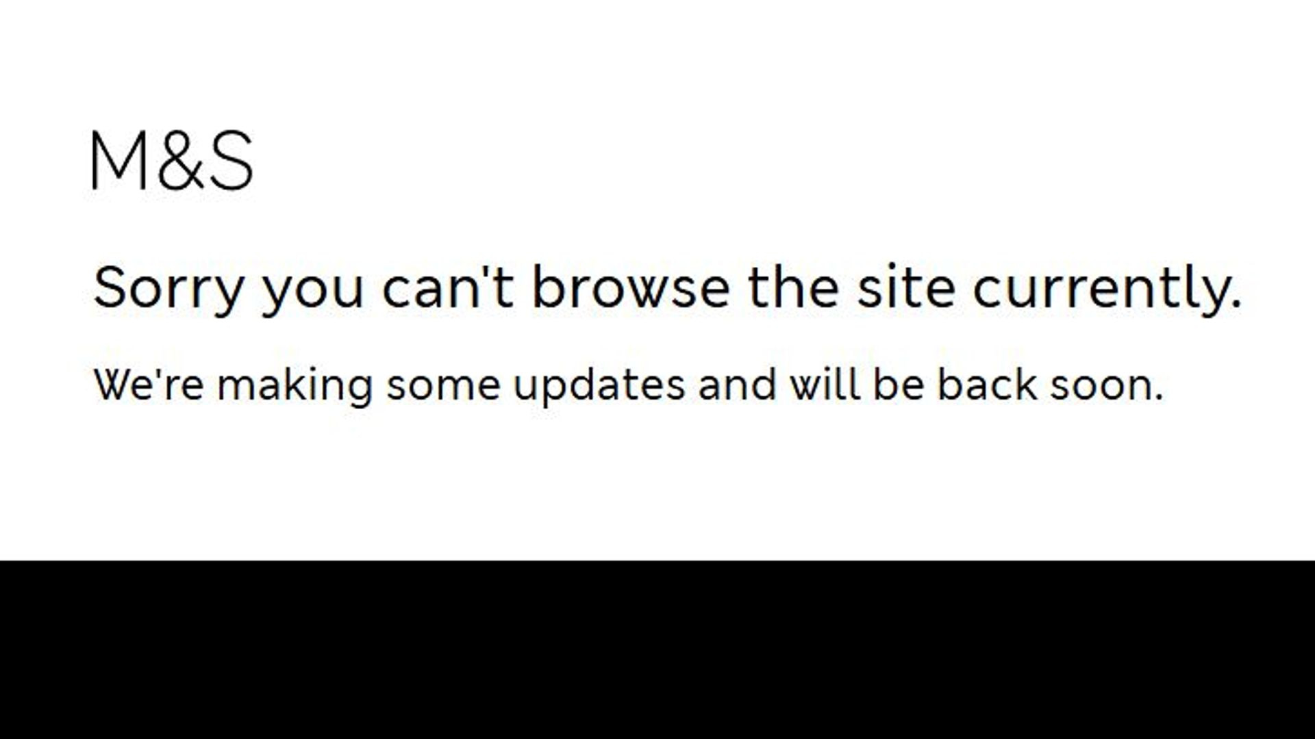 M&S website goes down – hours after financial impact of ransomware attack revealed