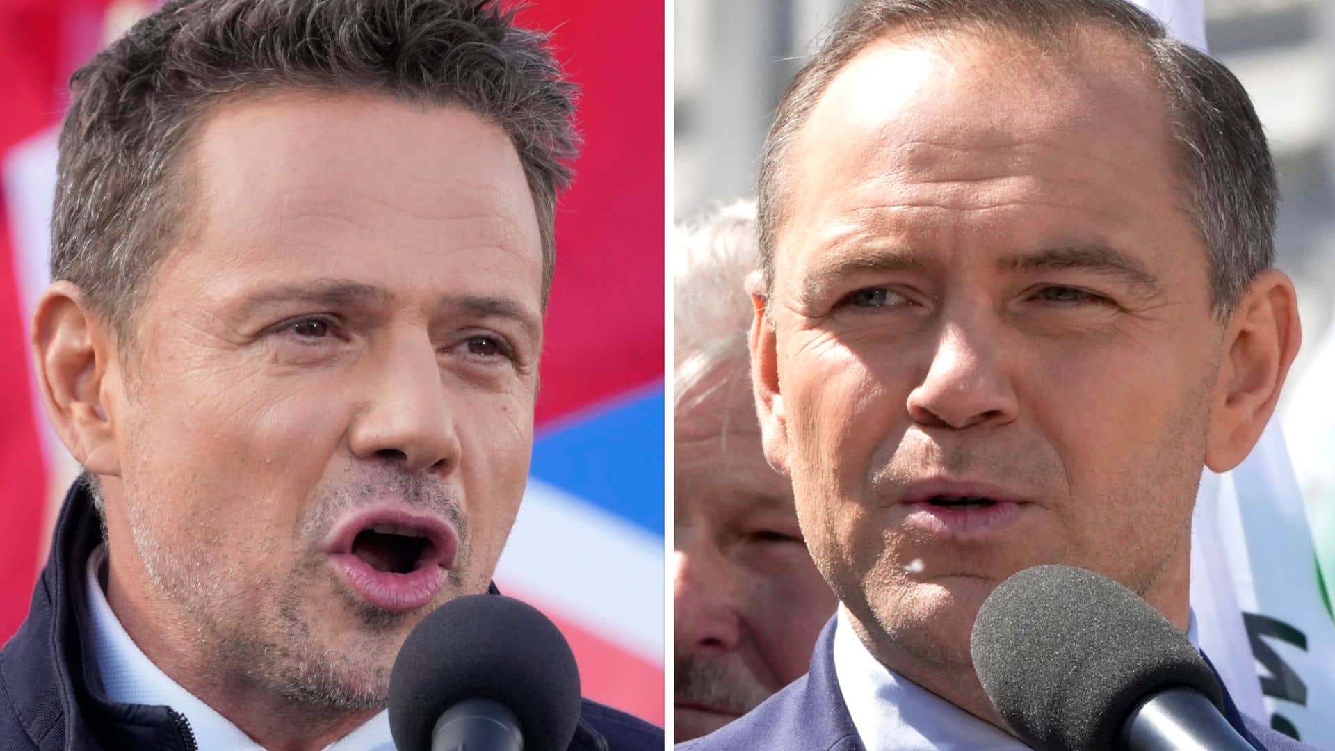 Pro-EU candidate narrowly ahead of Trump-inspired rival in Poland’s presidential election, exit poll shows
