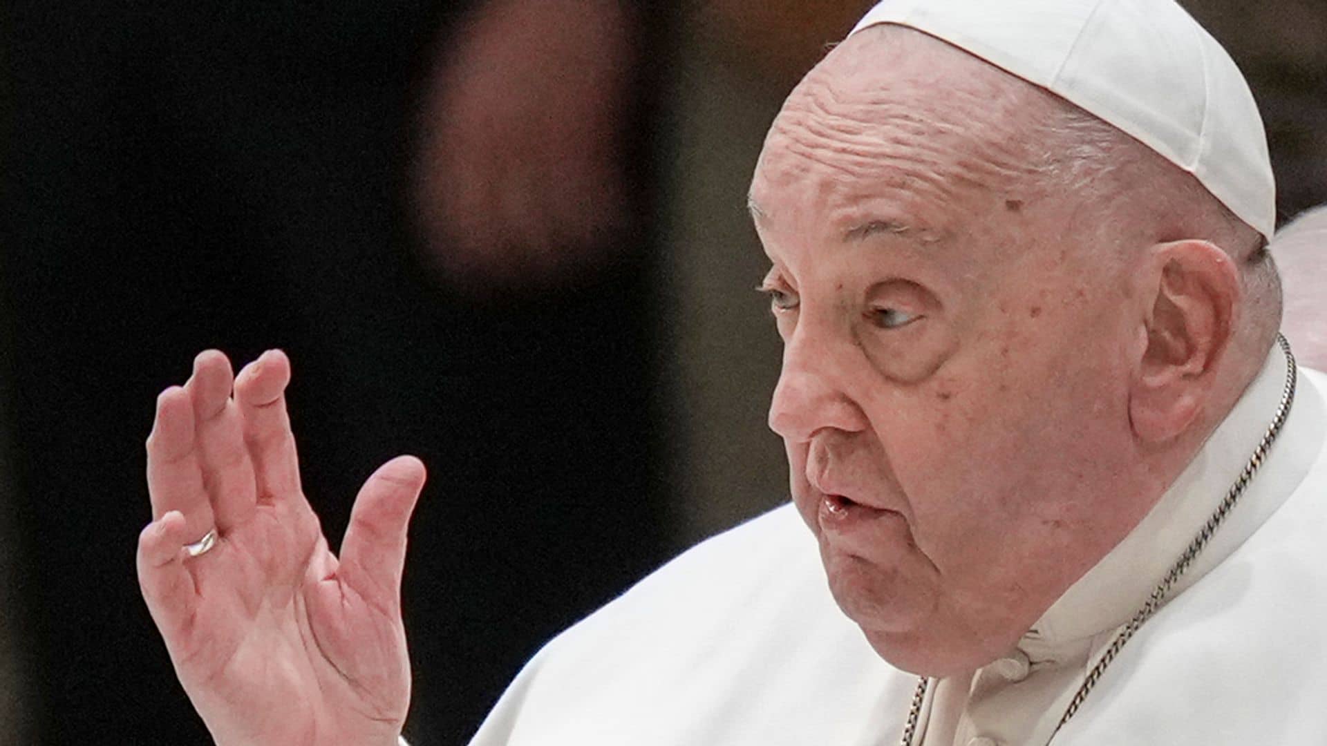 Pope says he is facing ‘period of trial’ as he issues traditional Sunday prayer from hospital