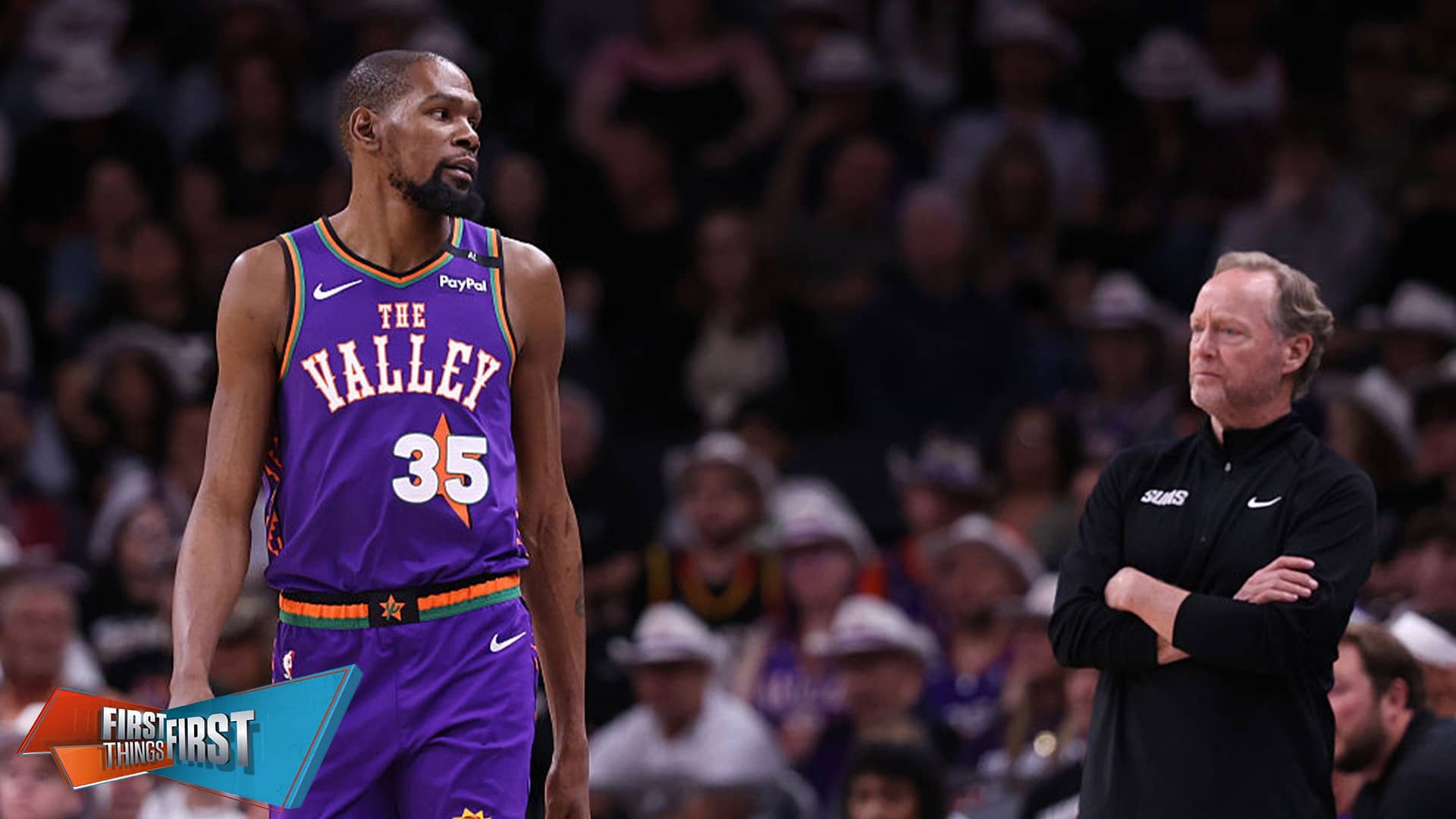 Kevin Durant’s numbers are ‘somewhat empty calories at this point’ | First Things First